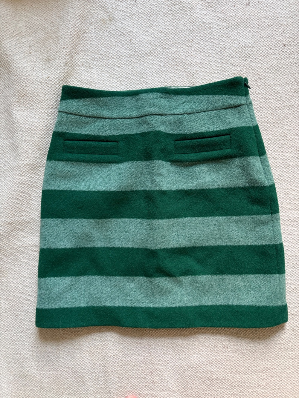 kate spade Green Striped Pencil Skirt